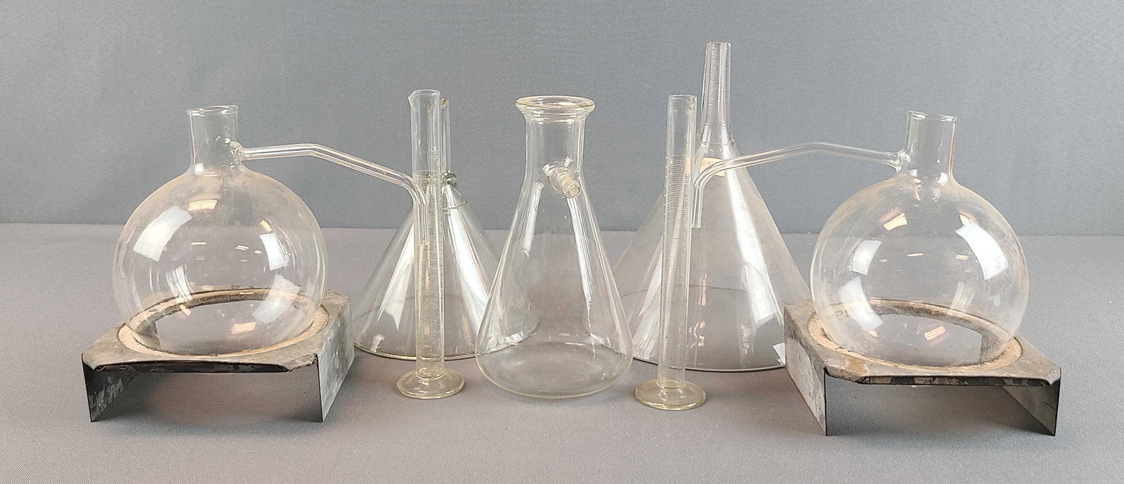 Group of glass Scientific equipment (1 of 3)