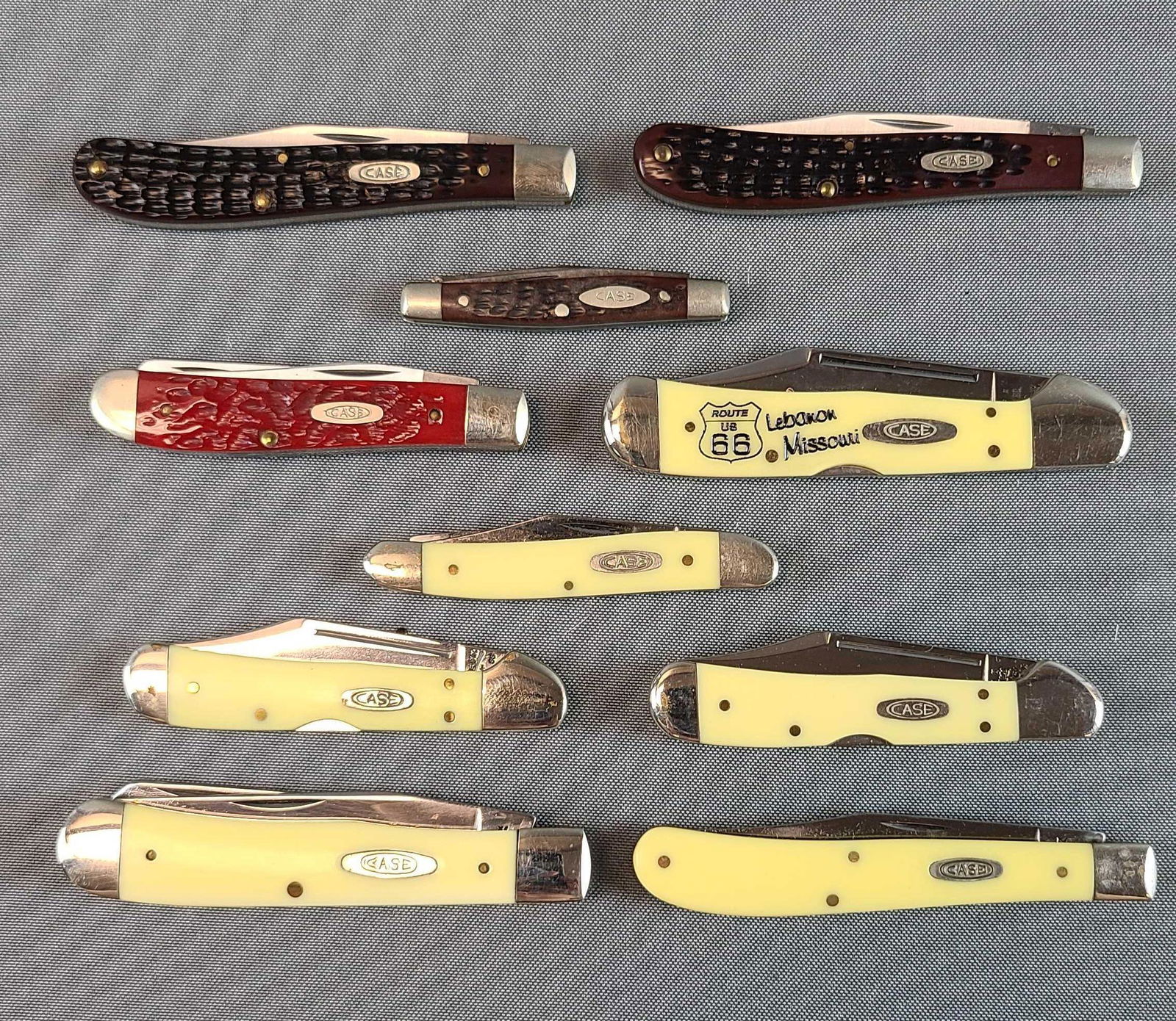 Group Of 10 Case Pocket Knives