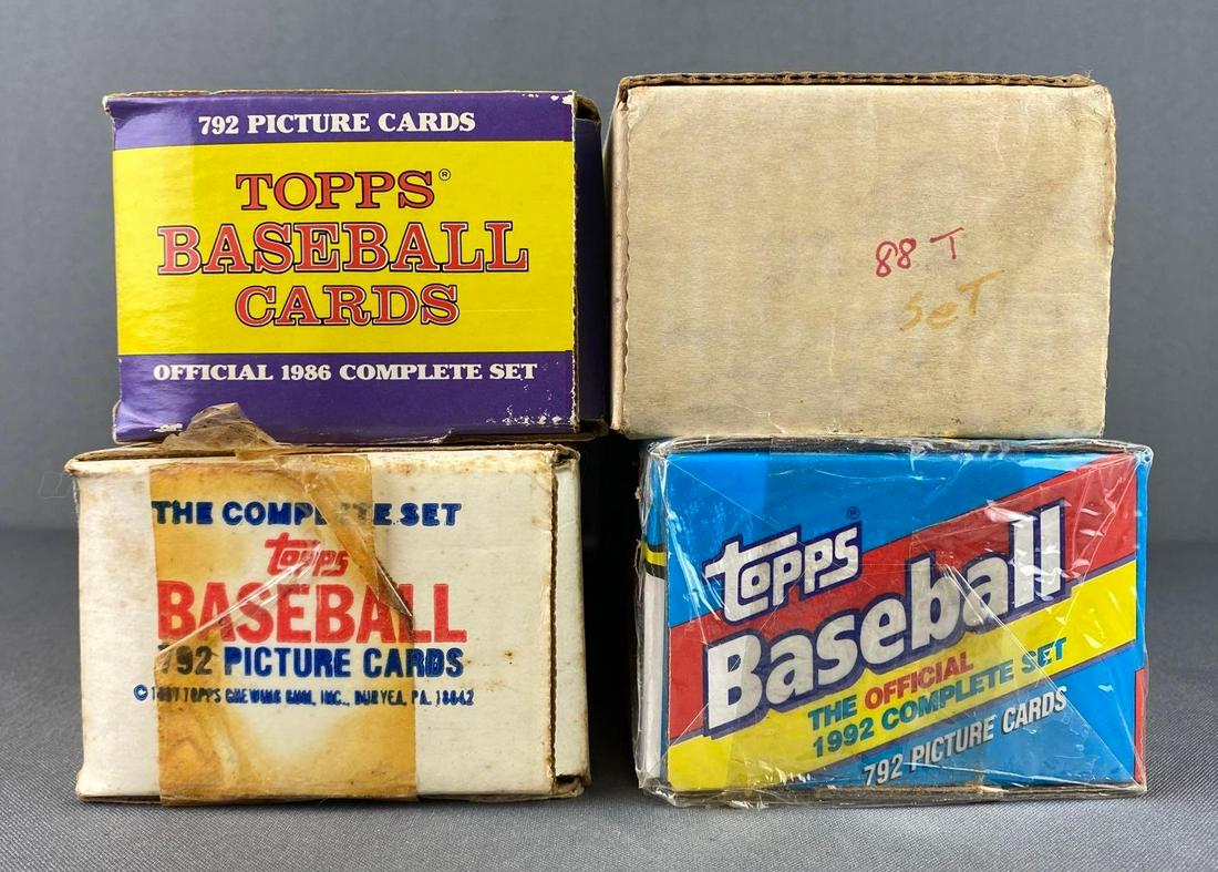 Group of 4 Topps Baseball Sets (1 of 3)