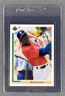 1991 Upper Deck Michael Jordan Baseball Card: Rookie Insert, No. SP1.