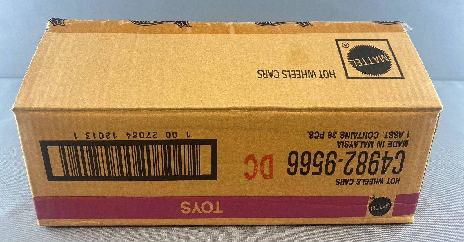 Full shipping box of assorted Hot Wheels die-cast vehicles (1 of 4)