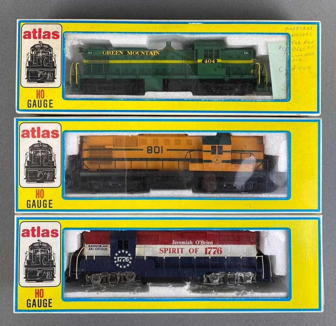Group of 3 Atlas HO Scale Locomotives (1 of 3)