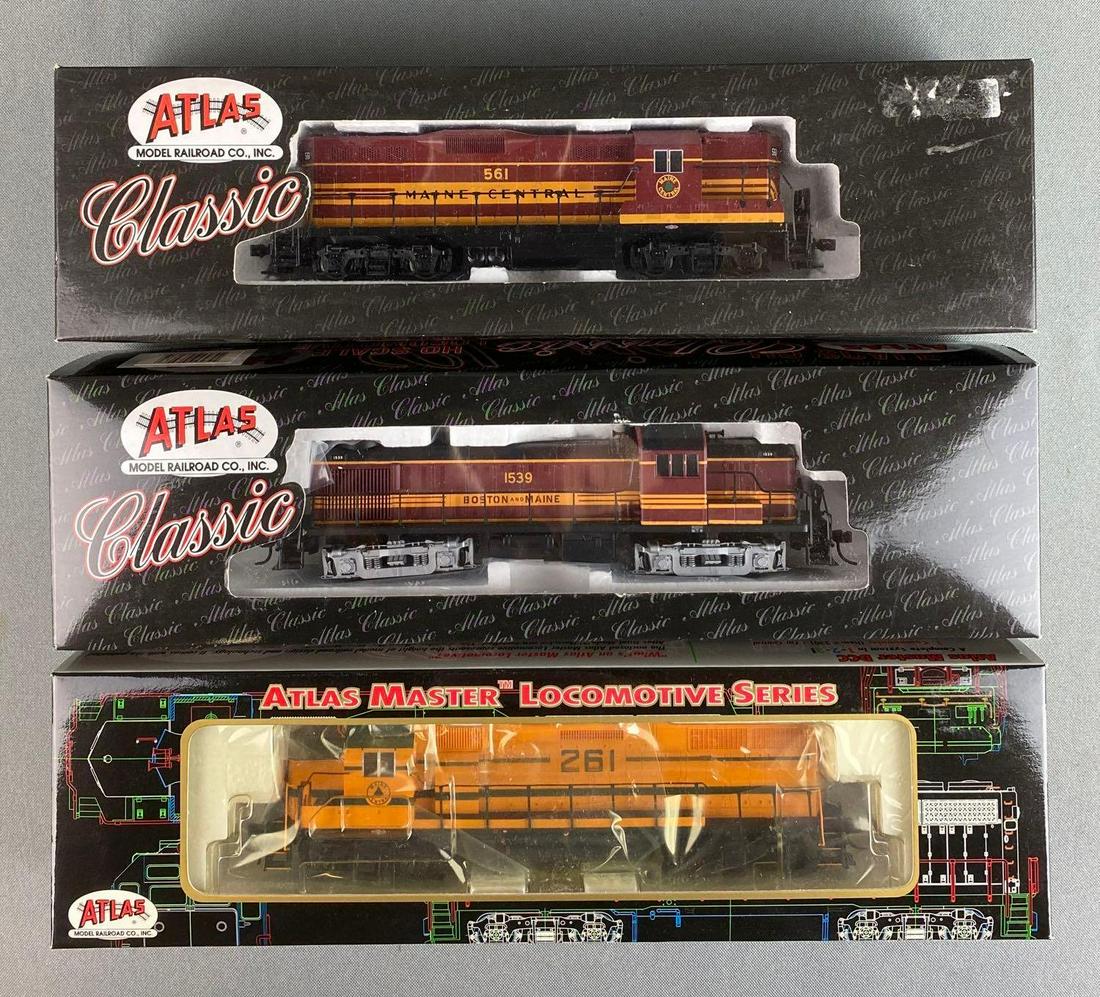 Group of 3 Atlas HO Scale Diesel Locomotives (1 of 3)
