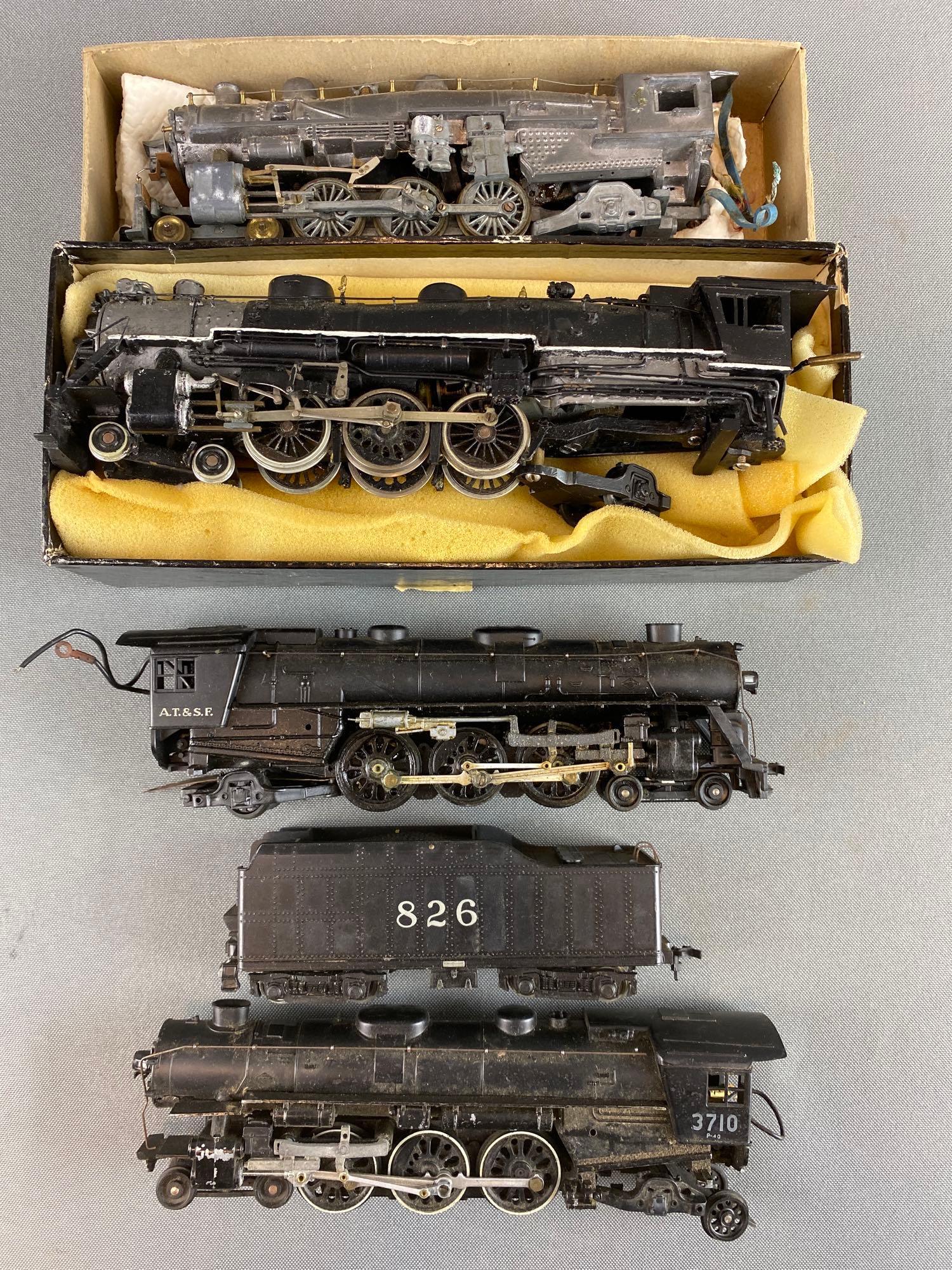 Group of 5 HO Scale Steam Locomotives and Tenders (1 of 3)