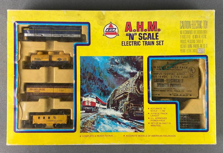 AHM N Scale Train Set Jun 04, 2022 Matthew Bullock Auctioneers in IL