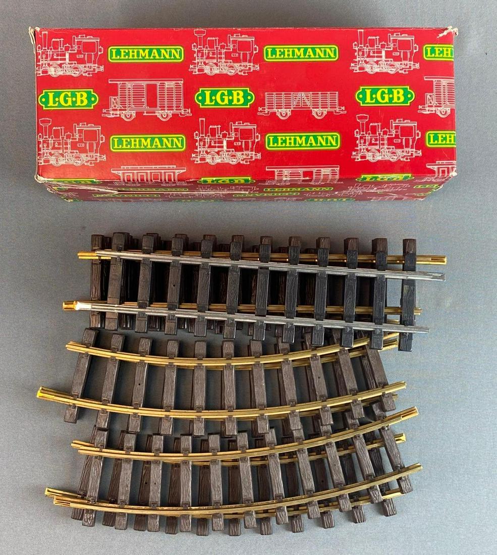 LGB G Scale 12 x 1100 R1 Train Tracks: 30 degree. R600. Original box. Made in West Germany.