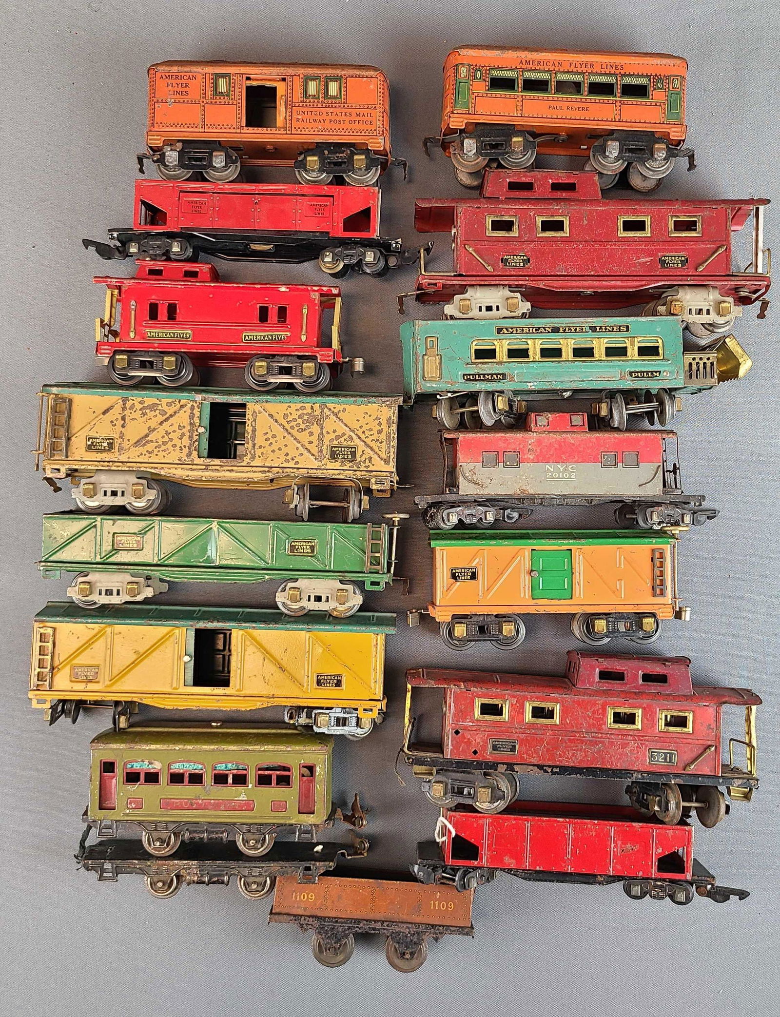 Group of Model Train Cars (1 of 3)