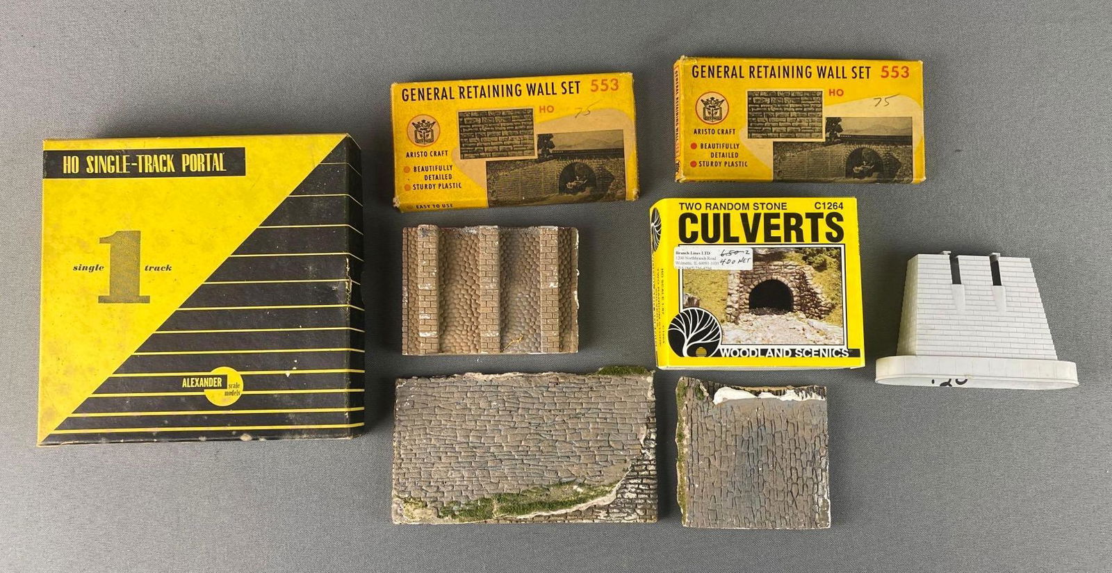 Group of Assorted HO Scale Train Building Slabs (1 of 2)