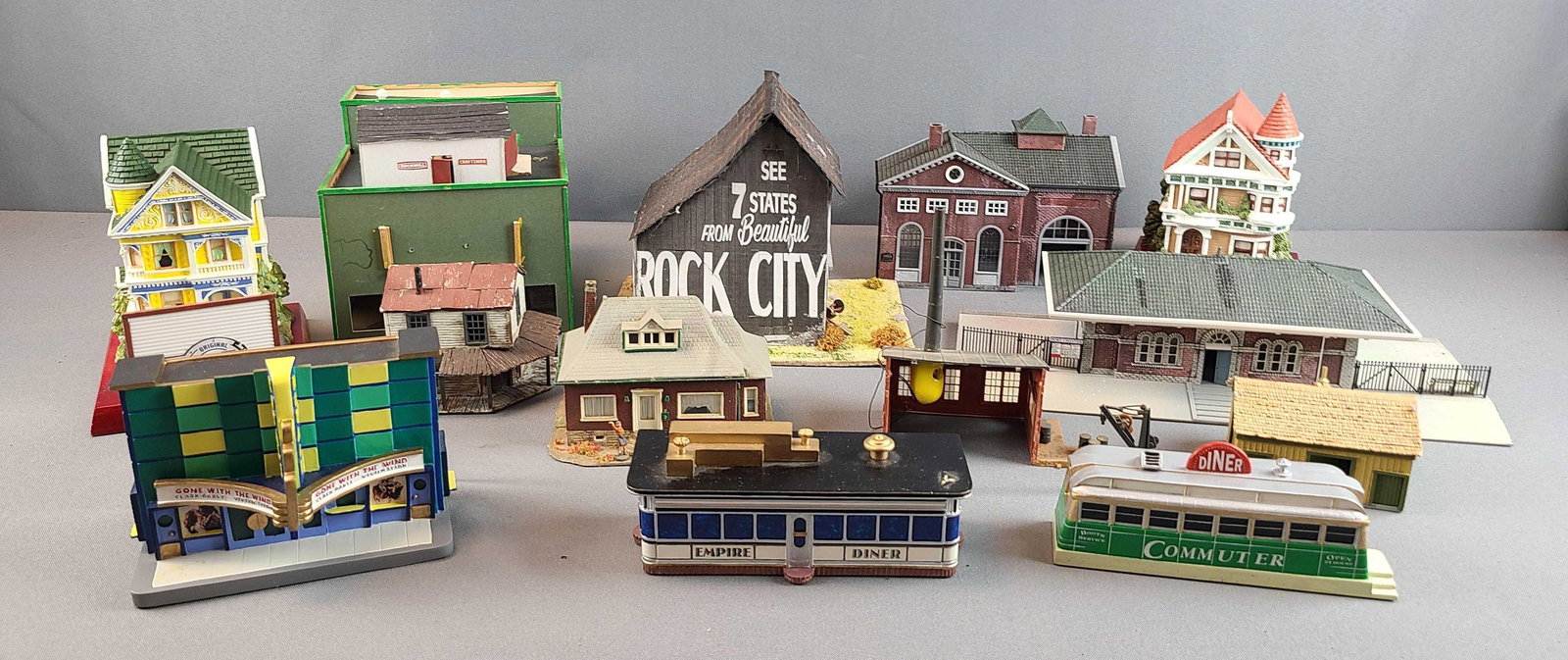 Group of Model Train Buildings (1 of 4)