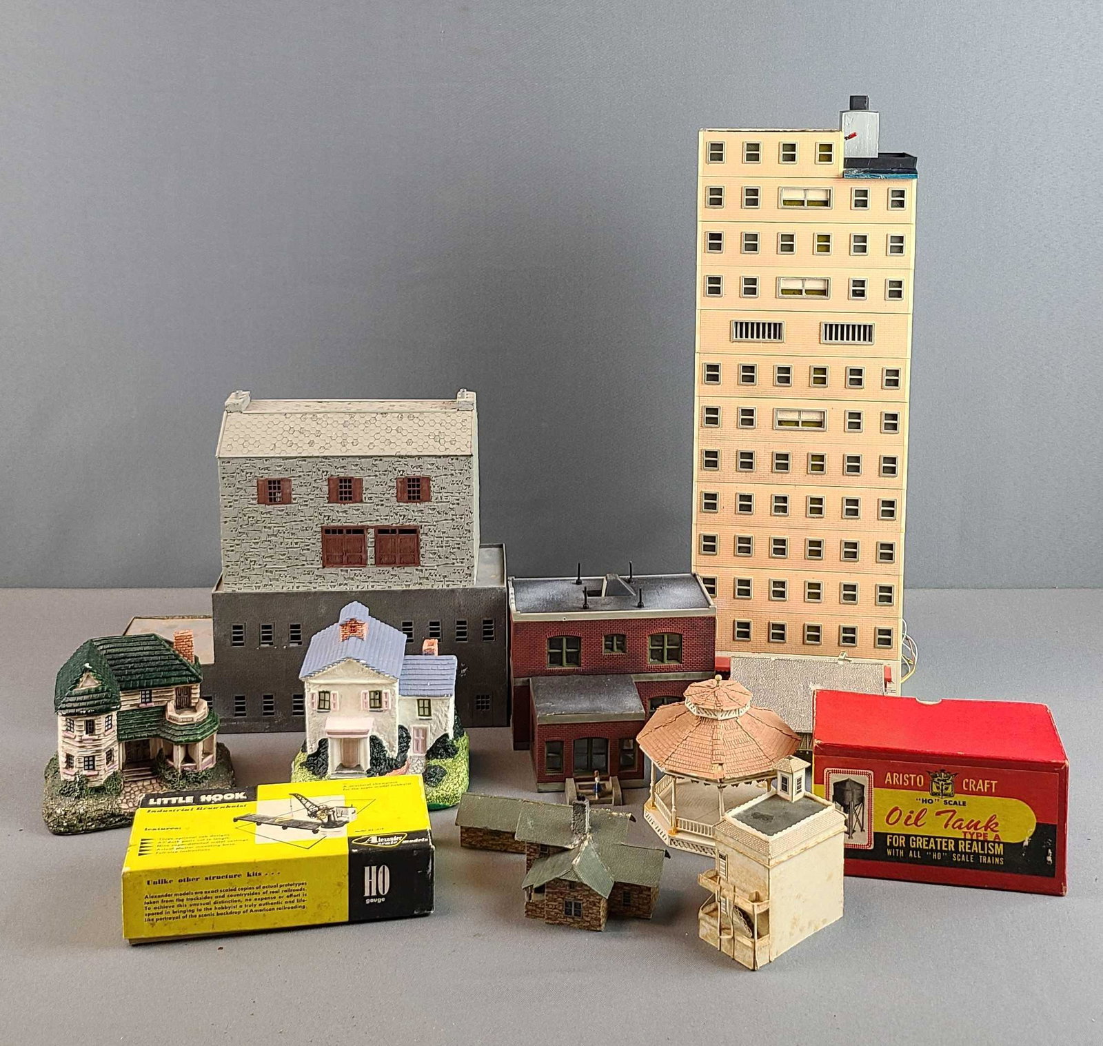 Group of Model Train Buildings (1 of 3)