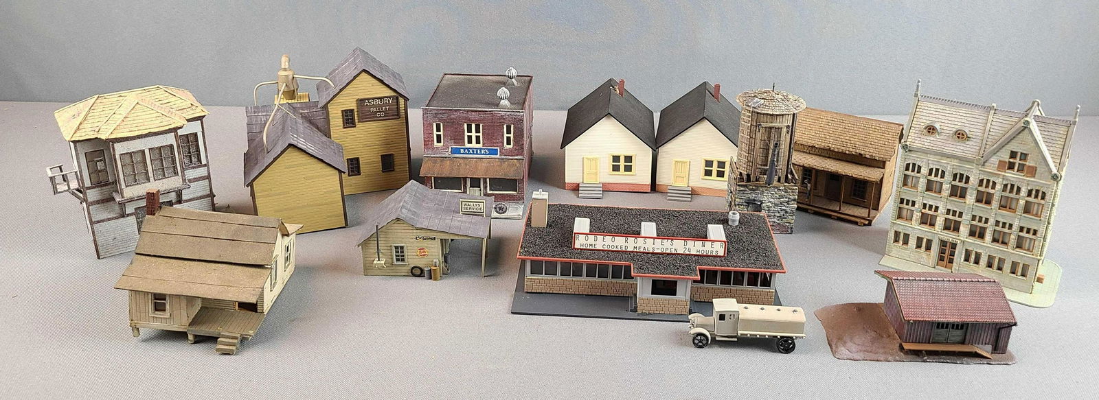 Group of Model Train Buildings (1 of 3)