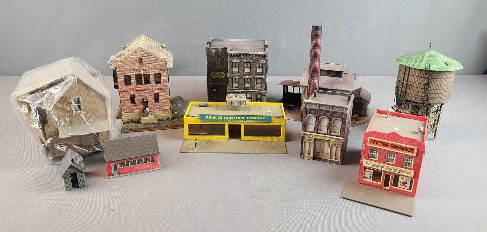 Group of Model Train Buildings (1 of 4)