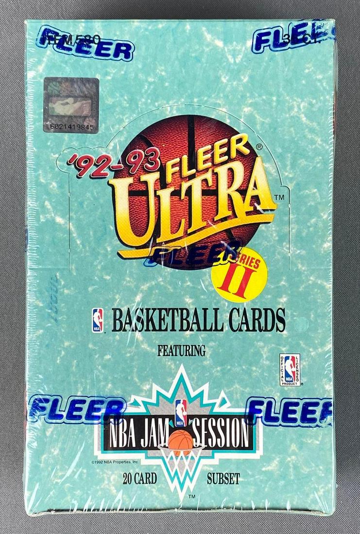 1992-93 Fleer Ultra Basketball Series 2 Card Box (1 of 7)
