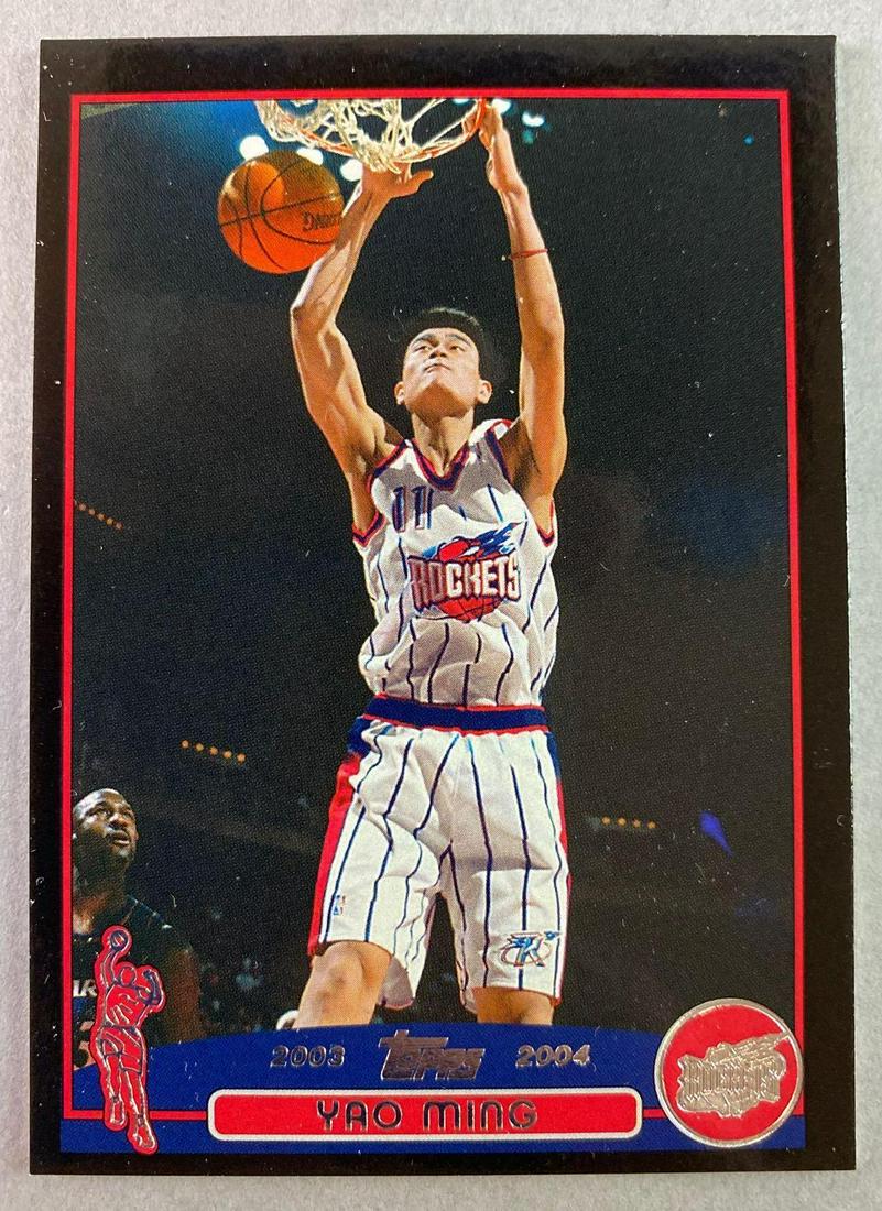 2003 Topps Black Yao Ming Rookie Card 288/500 (1 of 2)