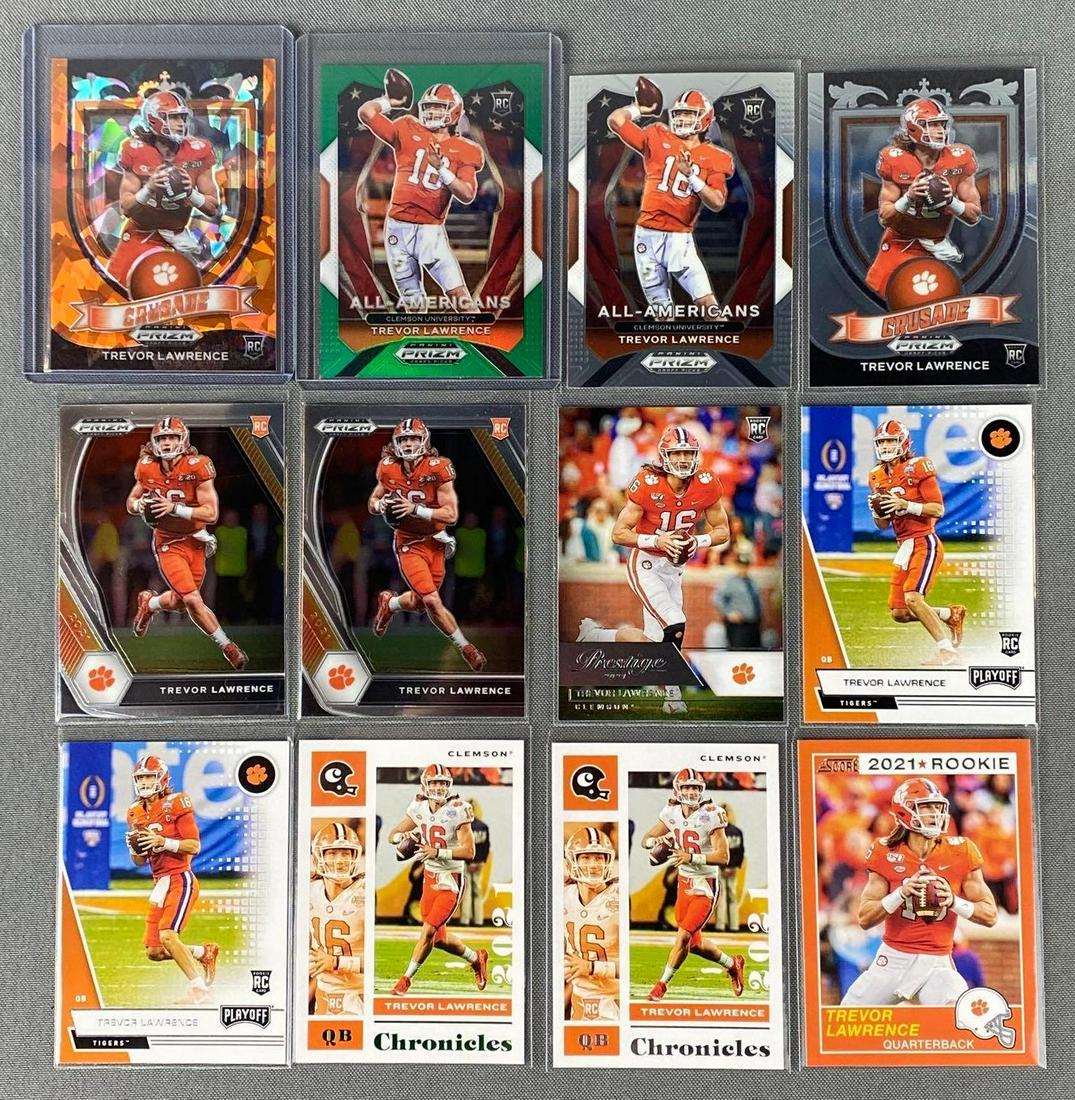 Group of 24 2021 Panini Trevor Lawrence Rookie Cards (1 of 4)