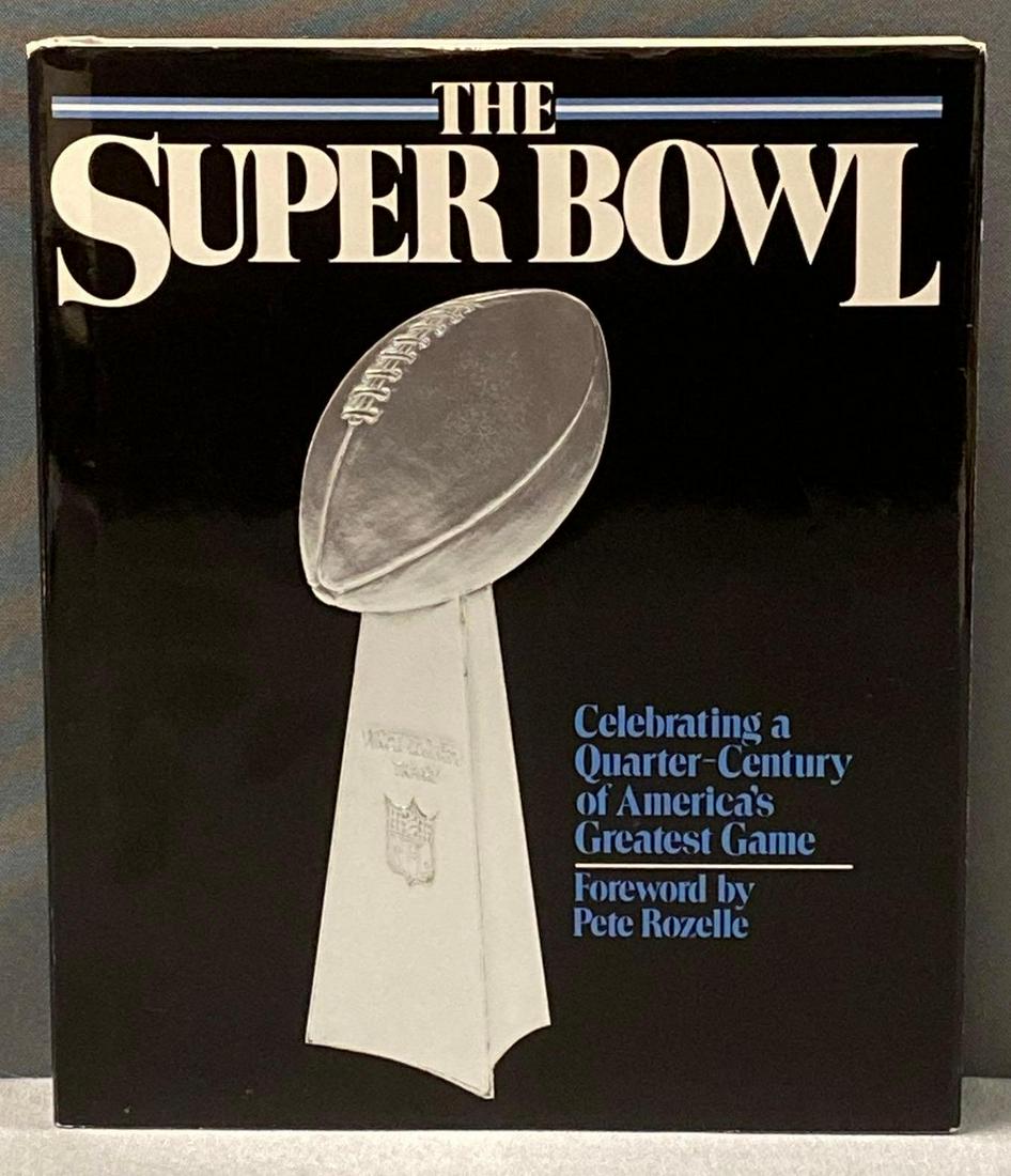 Signed NFL The Super Bowl Hardback Book (1 of 9)