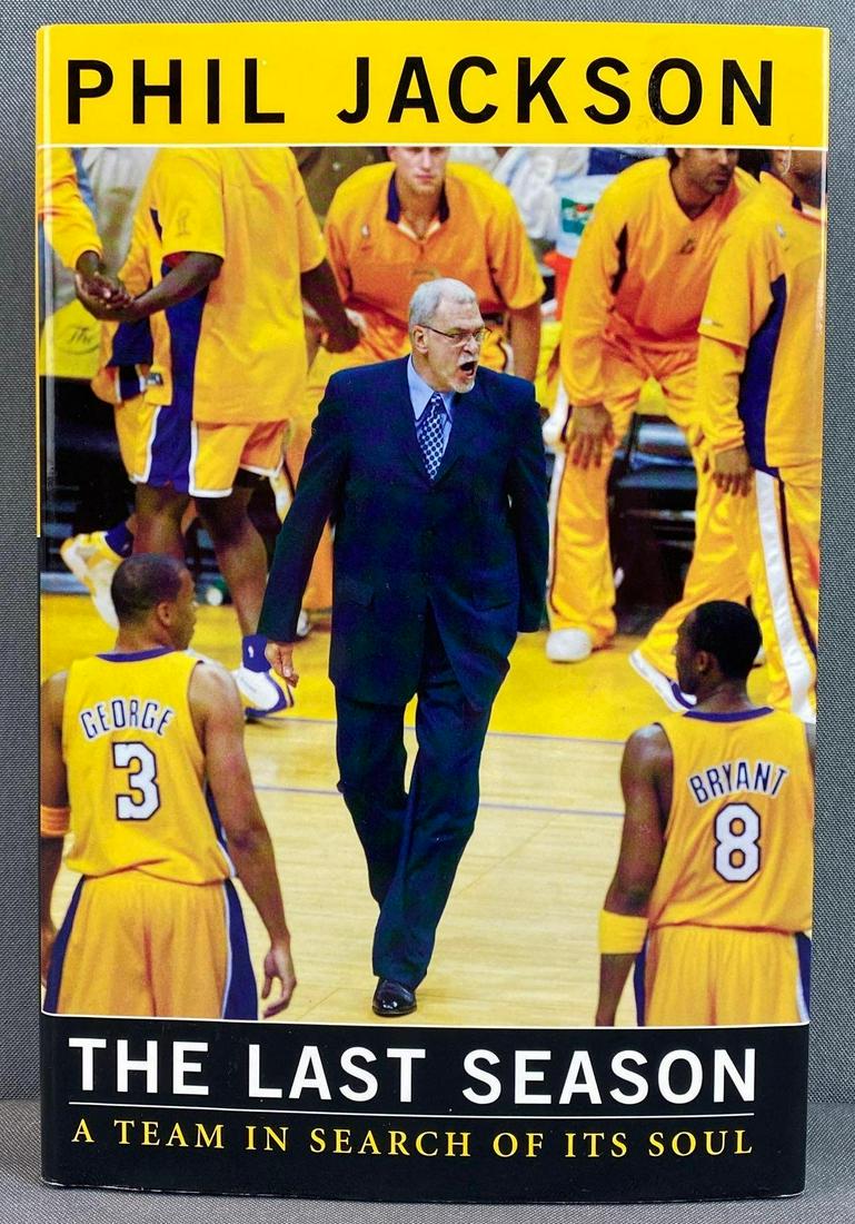 Phil Jackson Signed The Last Season Hardcover Book (1 of 5)