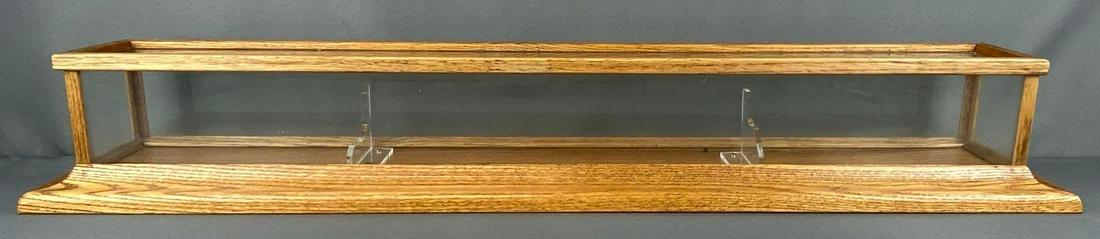 Solid Oak Baseball Bat Display Case (1 of 2)