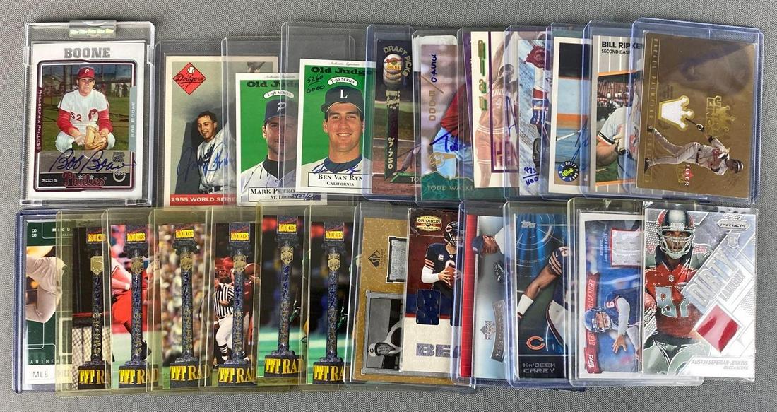 Group of 23 Autograph and Jersey Cards (1 of 6)