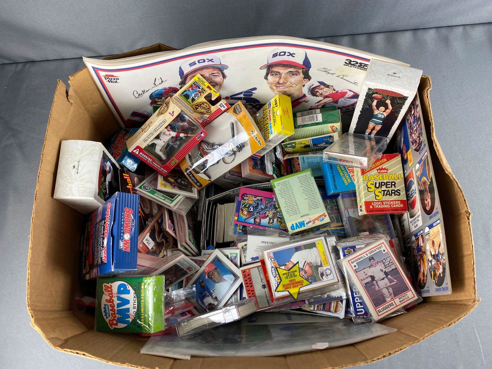 Box of 1000+ Cards and Assorted Items (1 of 2)