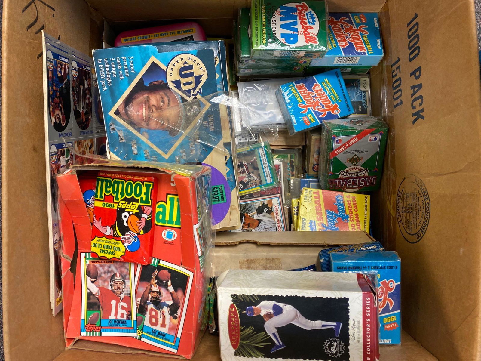 Box of Wax Packs, Small Sets Sports Cards and More (1 of 6)