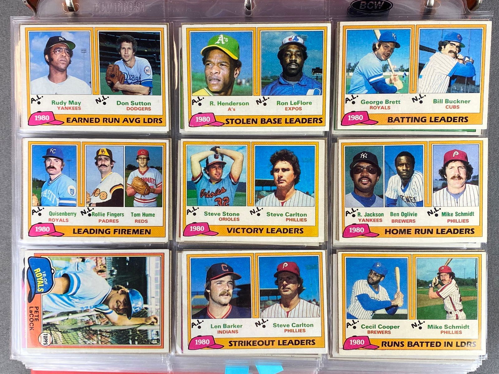 1981 Topps Complete Set Baseball Card Binder (1 of 5)