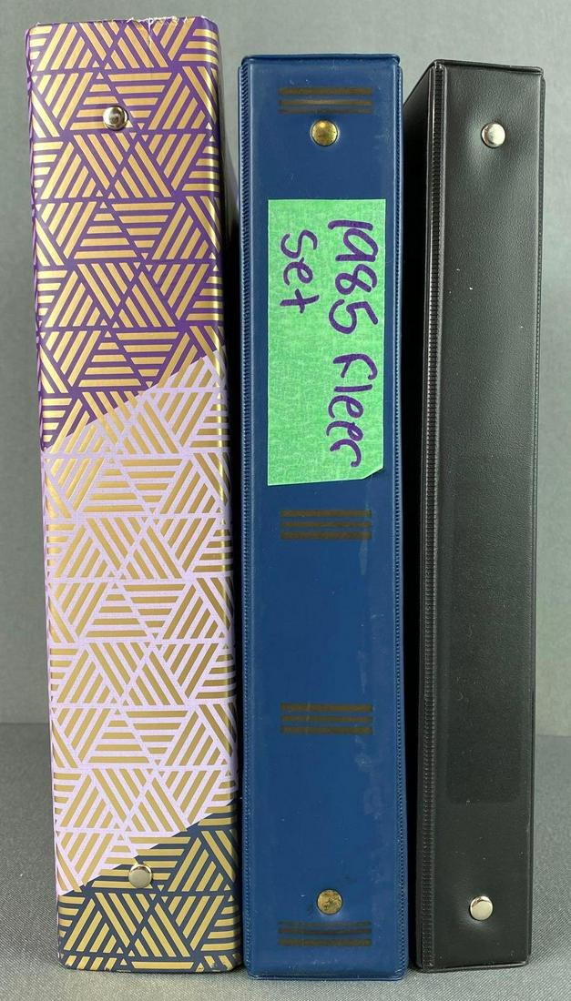 1983 - 85 Fleer Baseball Card sets (1 of 12)