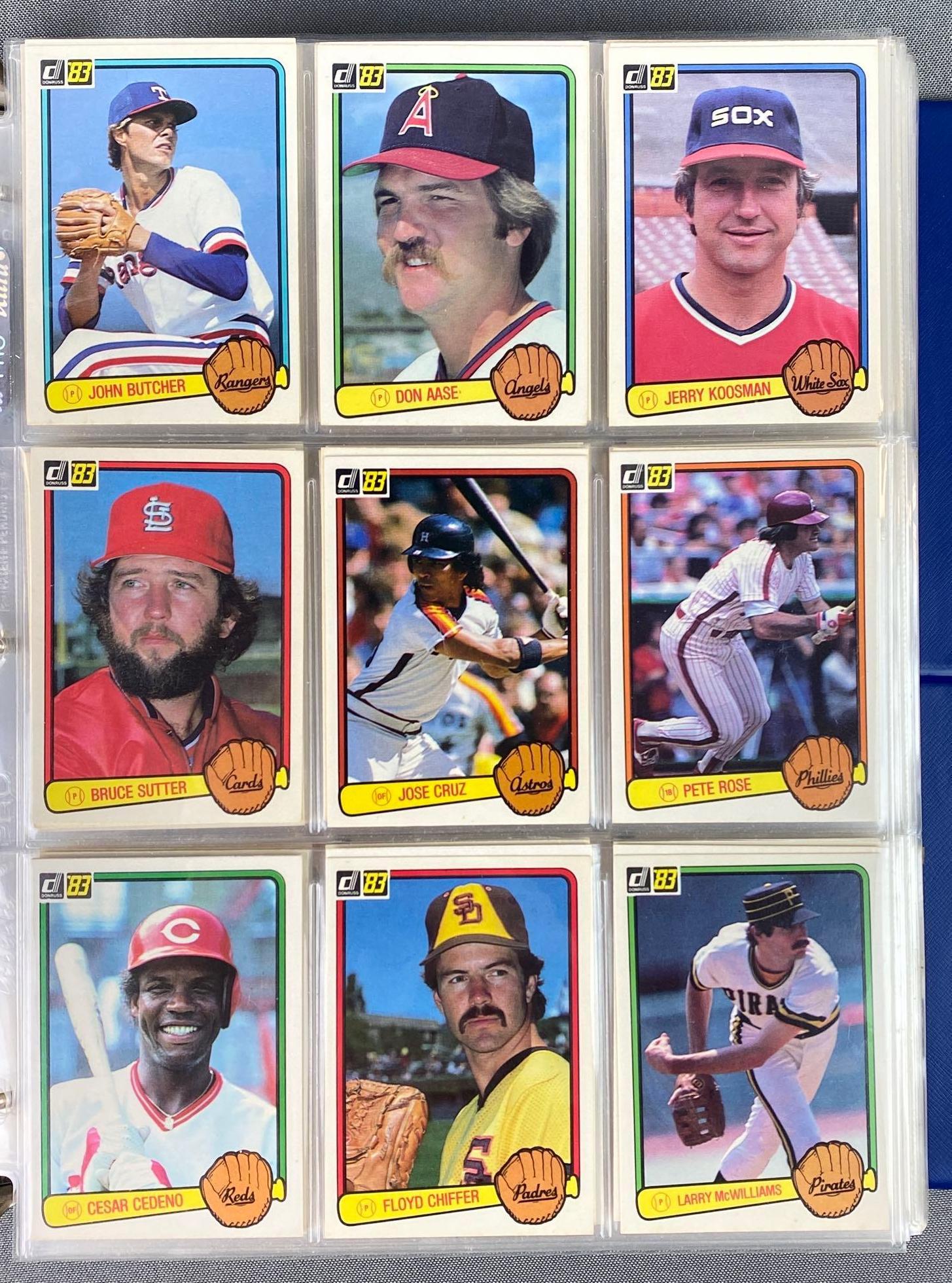 1983 Donruss Baseball Complete Set in Binder (1 of 4)