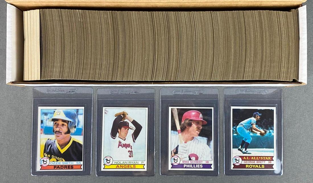 1979 Topps Baseball Card Set: Including Mike Schmidt, George Brett, Ozzie Smith, Nolan Ryan, and more, EXMT - NM