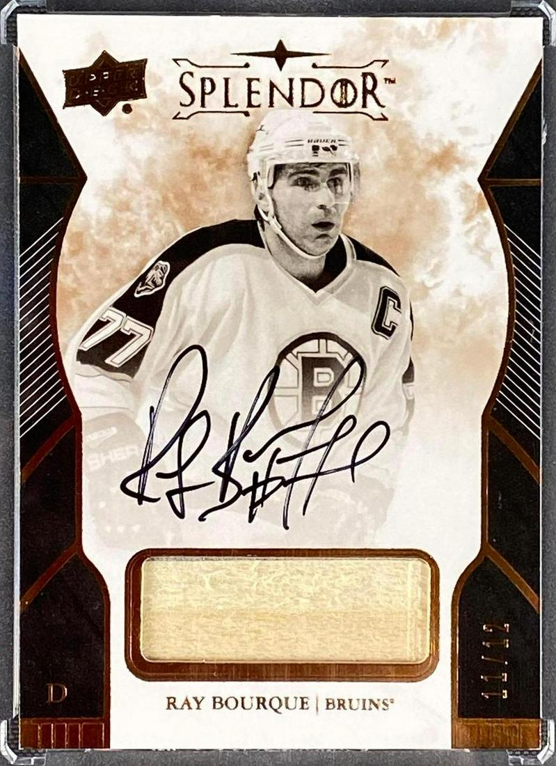 2017-18 Upper Deck Splendor Ray Bourque Stick Auto (1 of 3)