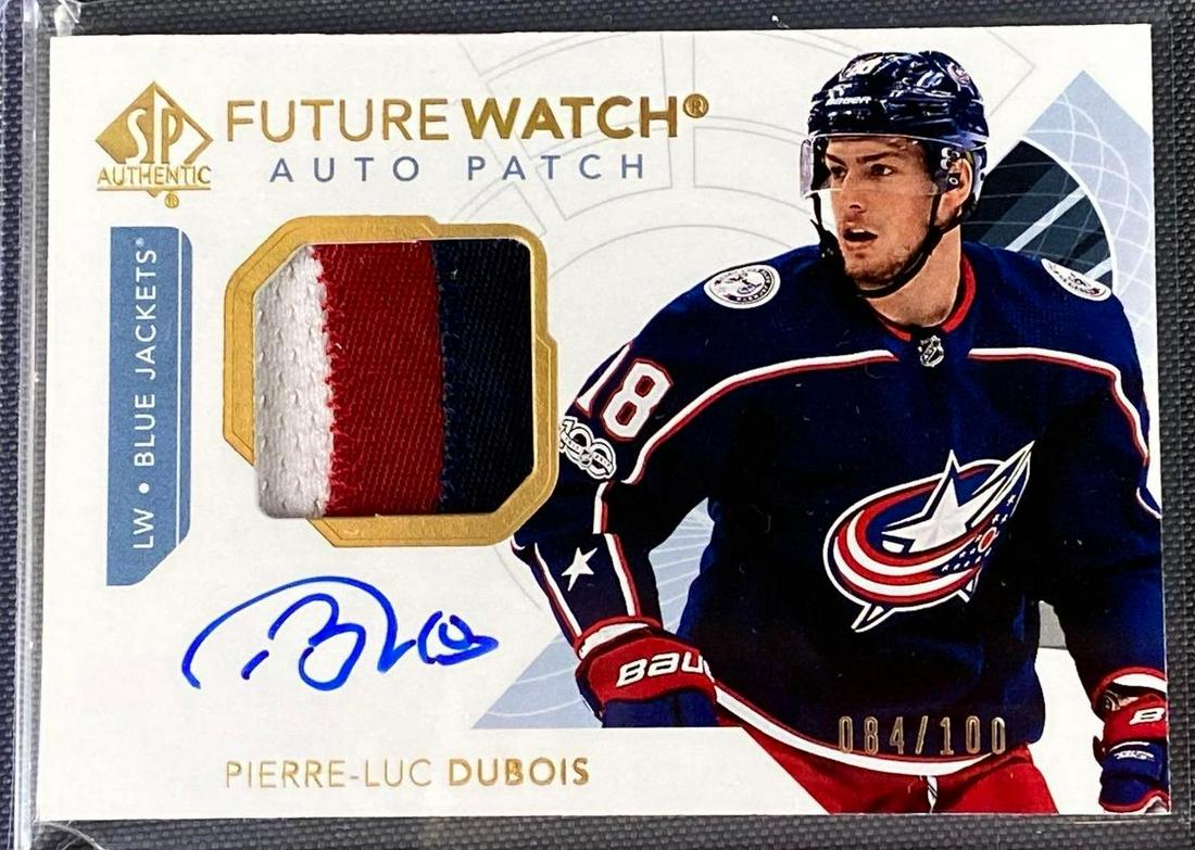 2017-18 SP Authentic FWA Pierre-Luc Dubois Auto Patch Card (1 of 5)