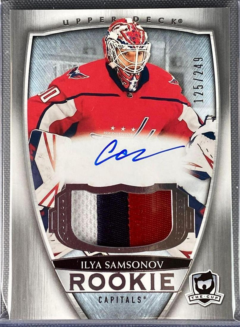 2018-19 Upper Deck The Cup Ilya Samsonov Auto Patch (1 of 5)