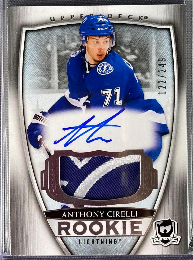 2018-19 Upper Deck The Cup Anthony Corelli Rookie Patch Card (1 of 4)
