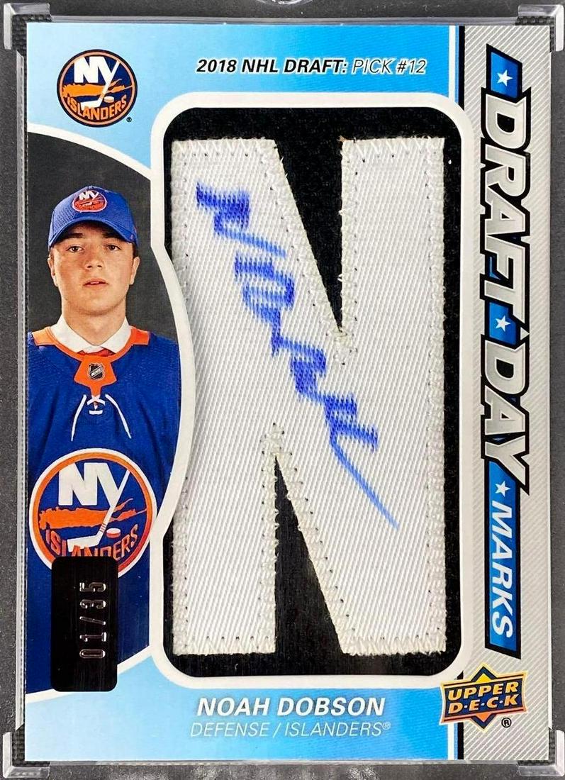 2019-20 SP Game Used Noah Dobson Auto Patch (1 of 4)
