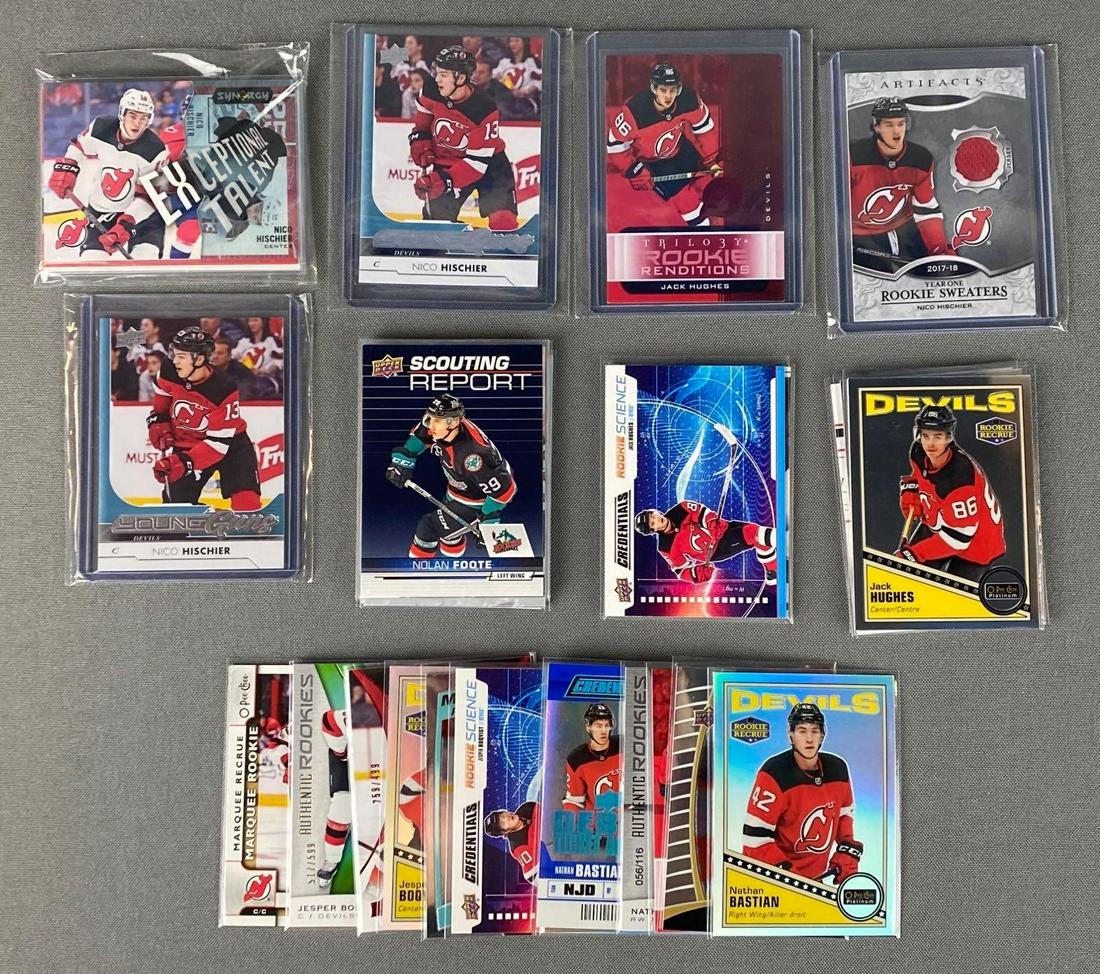 Group of 39 2016-20 New Jersey Devils Rookie Cards (1 of 3)