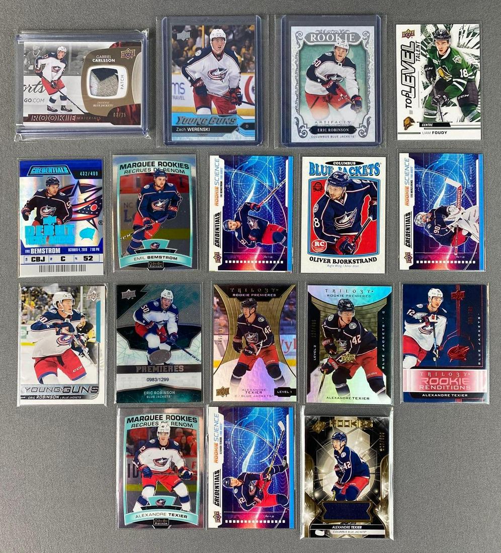 Group of 36 Philadelphia Flyers, Vancouver Canucks, and Columbus Blue Jacket Cards (1 of 3)