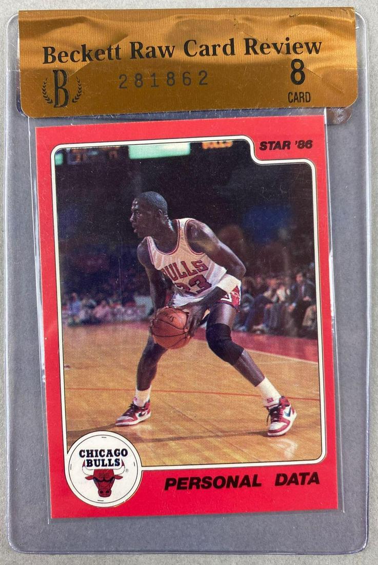 1986 Star Michael Jordan #9 BGS 8 (1 of 2)