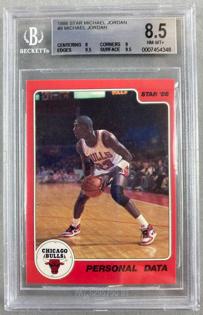 1986 Star Michael Jordan #9 BGS 8.5 (1 of 2)