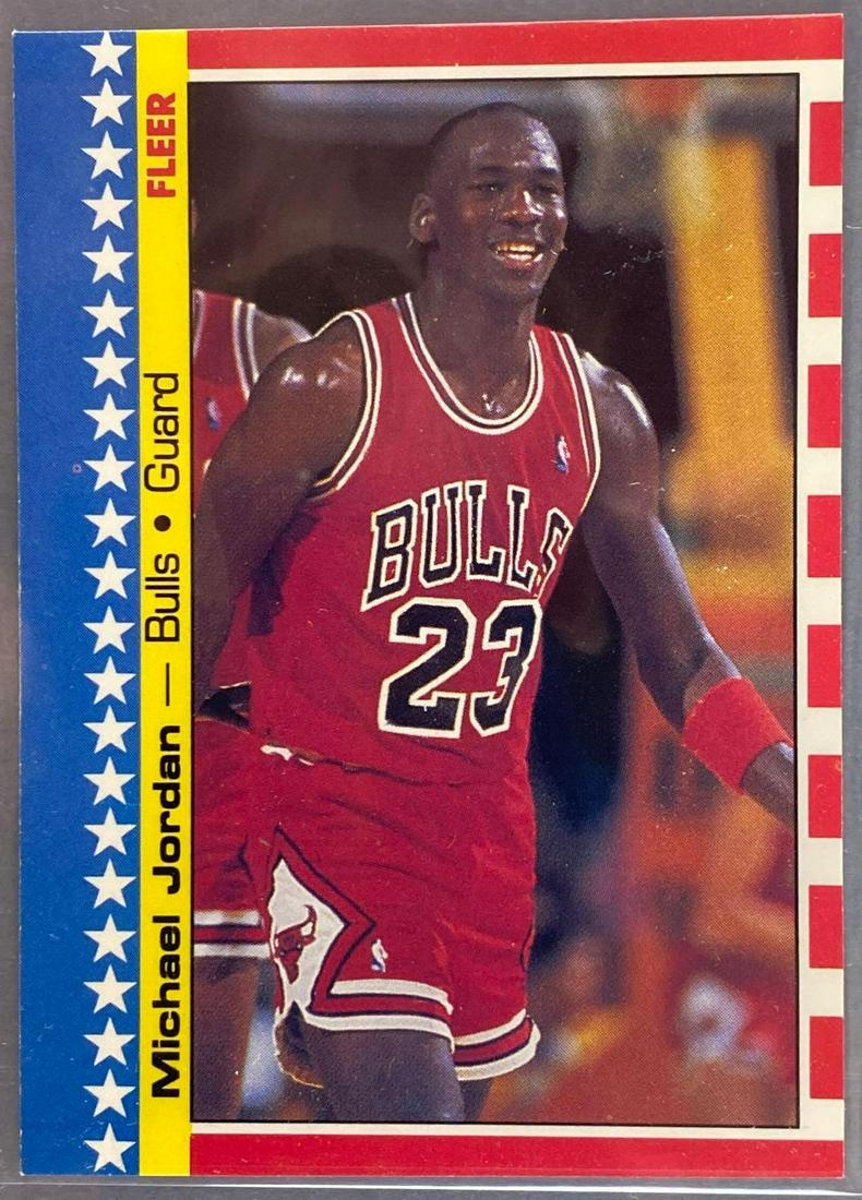 1987 Fleer Michael Jordan Sticker #2 (1 of 2)