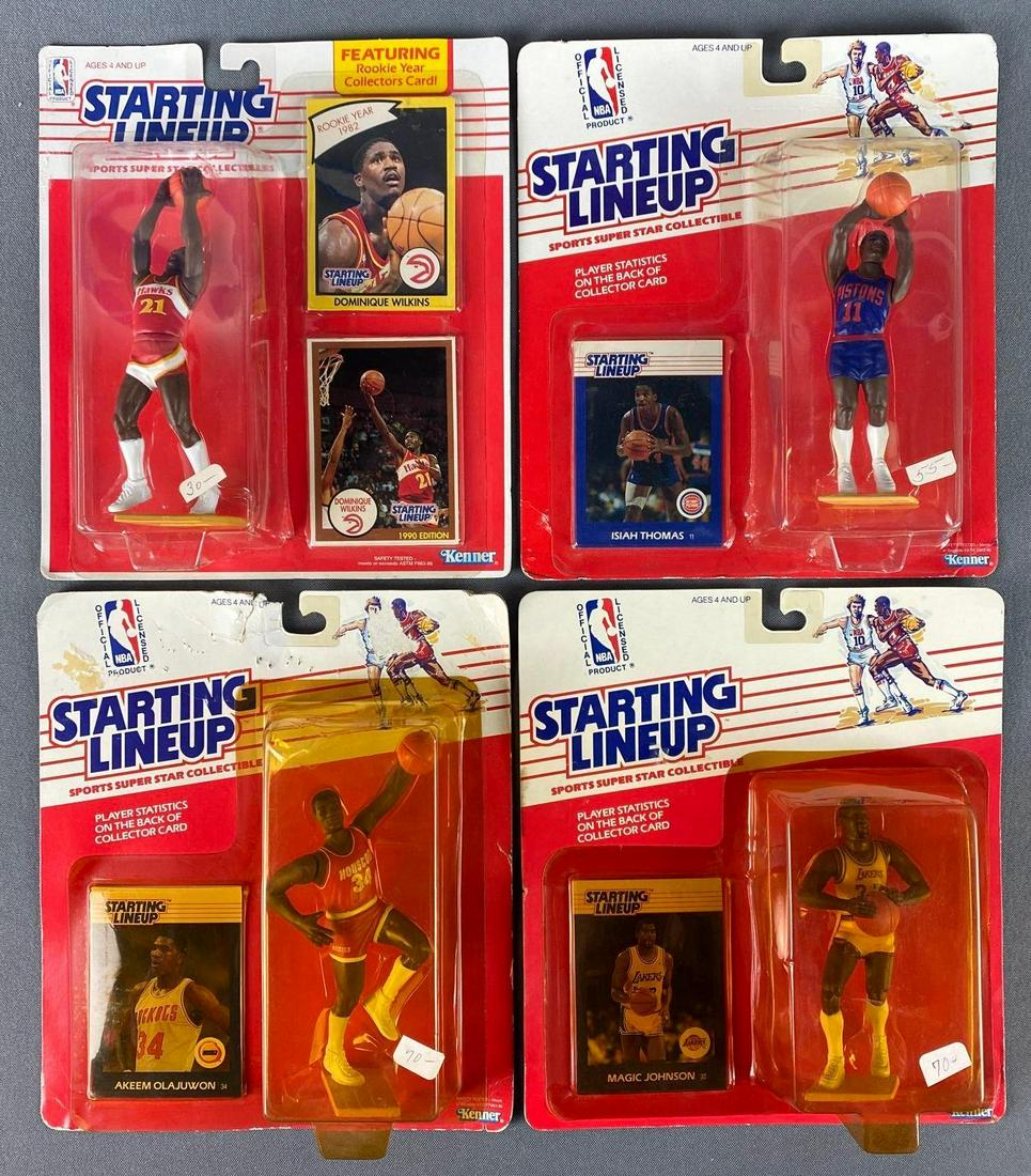 Group of 4 1988-90 Starting Lineup Basketball Figures (1 of 5)