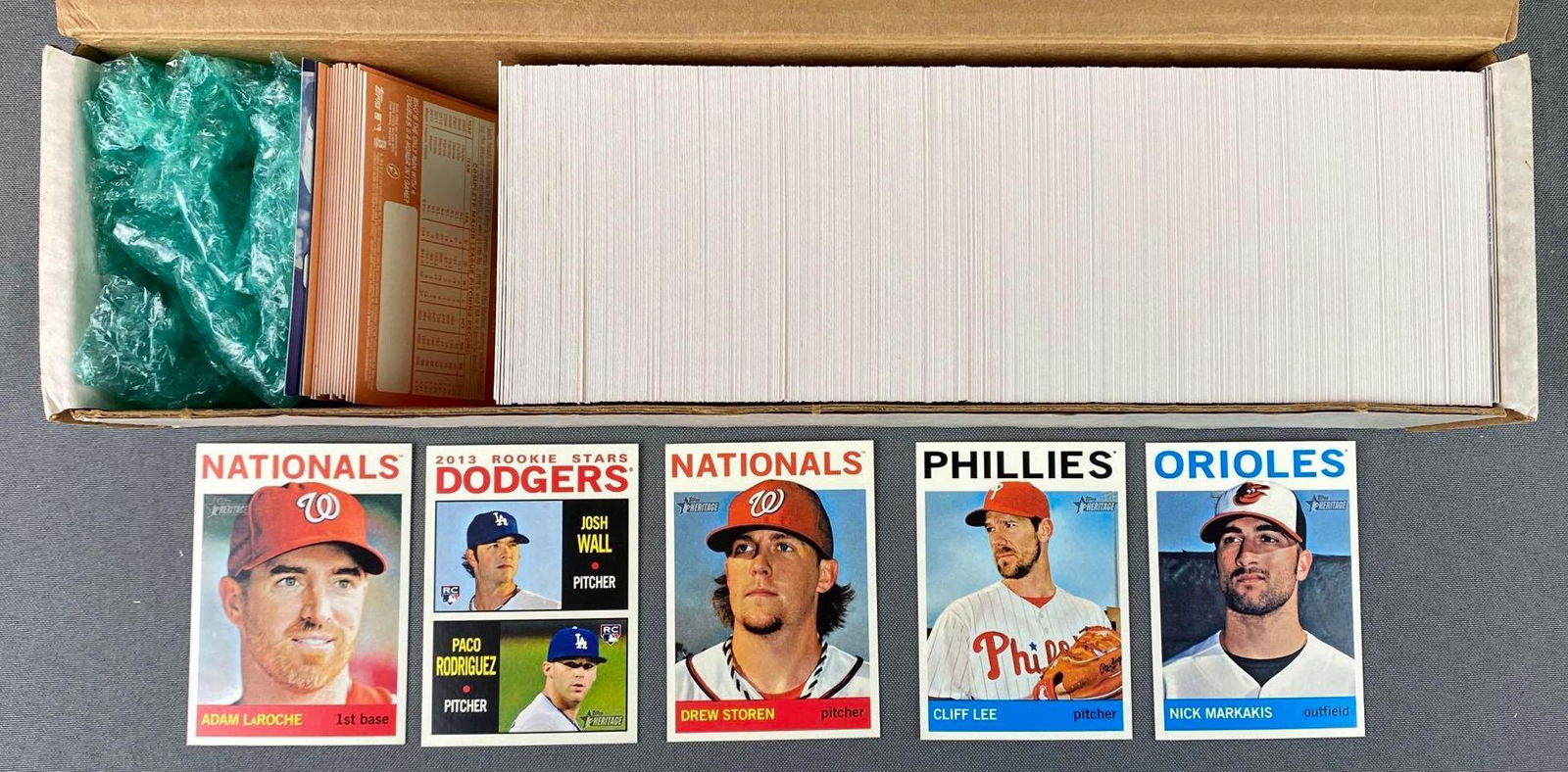 2013 Topps Heritage Baseball Card Set (1 of 3)