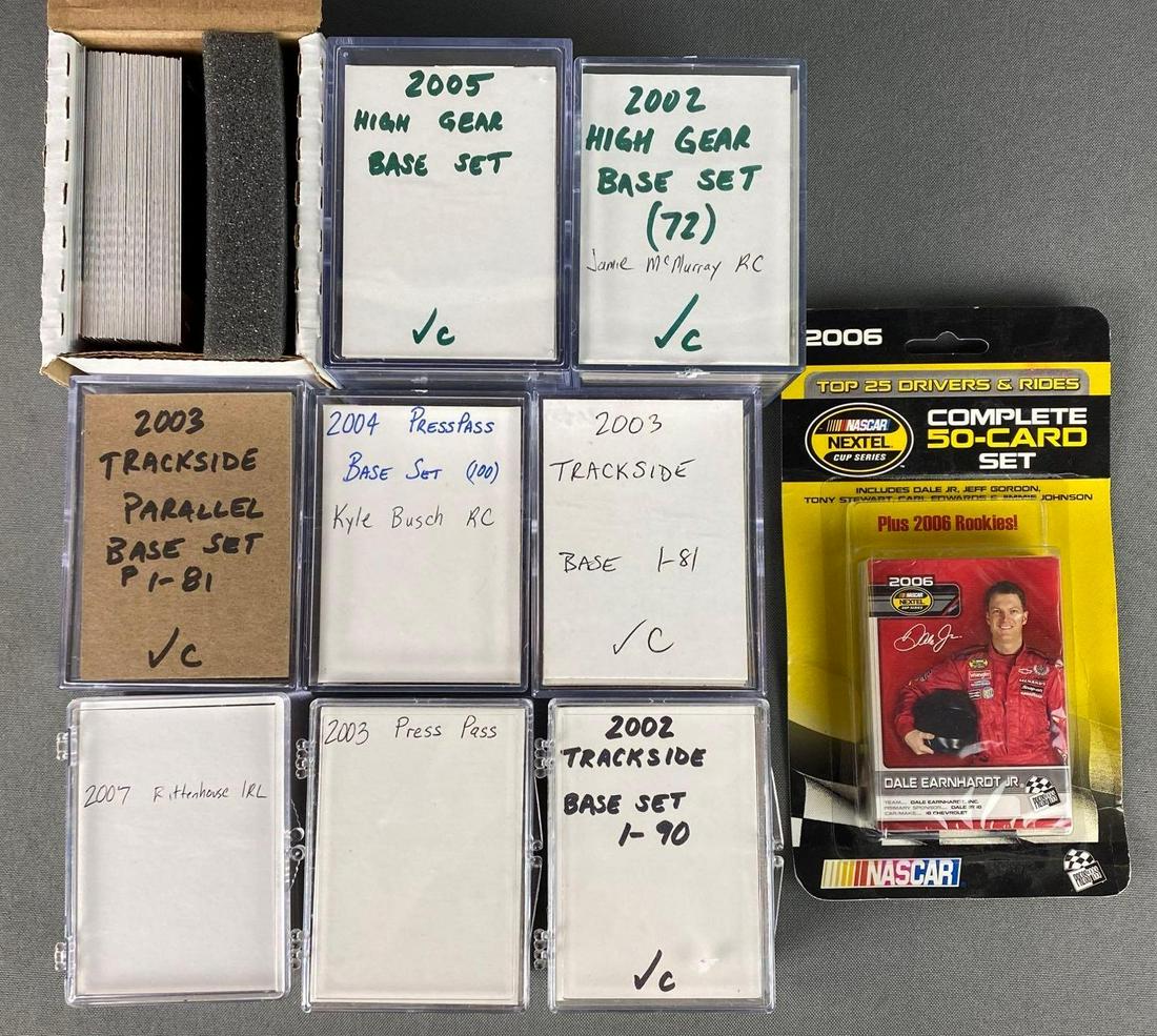 Group of 10 NASCAR Racing Card Sets (1 of 7)
