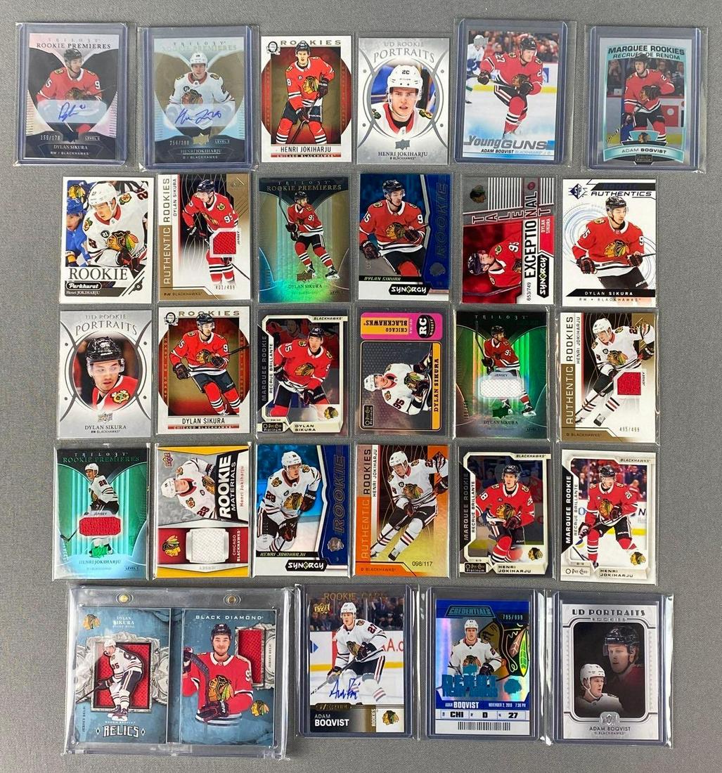 Group of 28 2018-20 Upper Deck Chicago Blackhawks Rookie Cards (1 of 9)