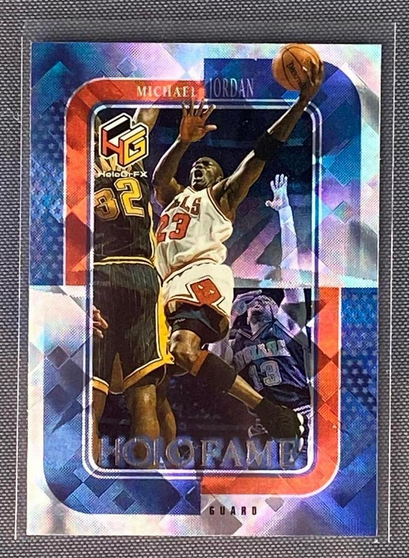 1999 Upper Deck Holographic Michael Jordan Holofame Insert (1 of 3)