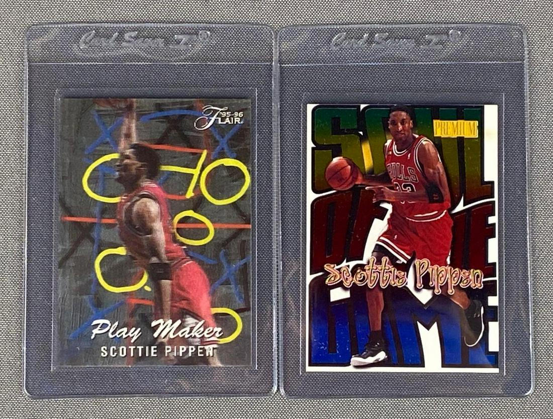 2 Scottie Pippen Rare Insert cards (1 of 5)
