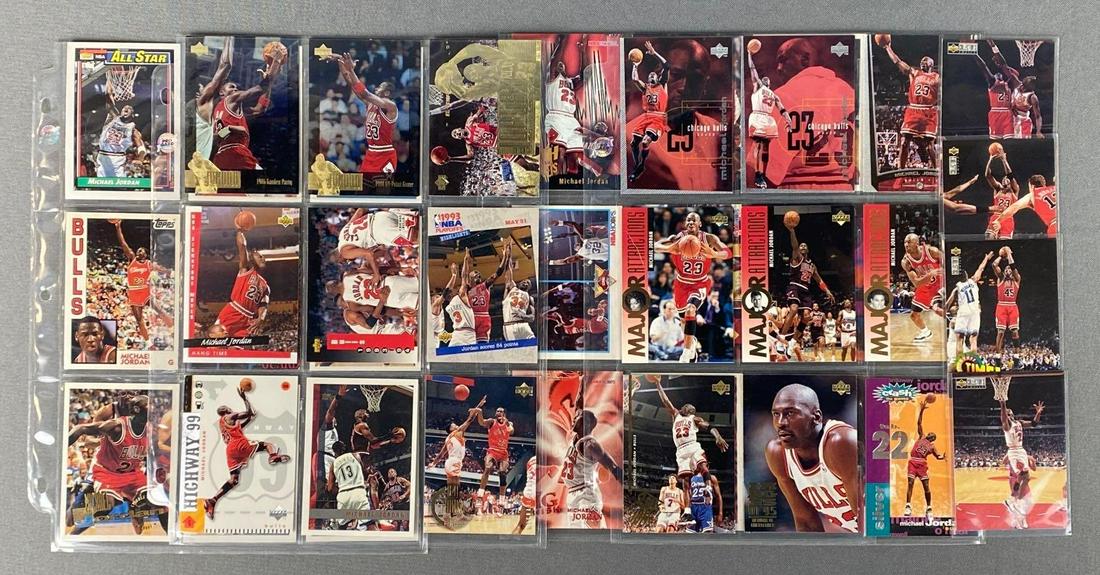 Group of 40 Michael Jordan Cards (1 of 6)