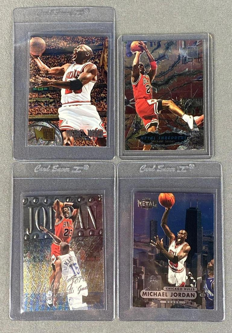Group of 4 Fleer Metal Universe Michael Jordan Cards (1 of 5)