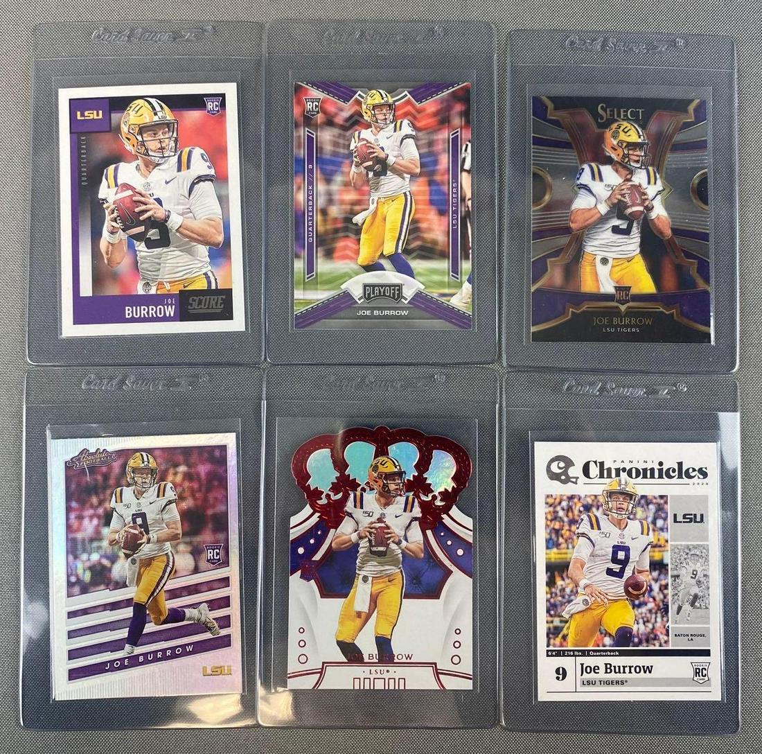 Group of 6 2020 Panini Joe Burrow Rookies (1 of 2)
