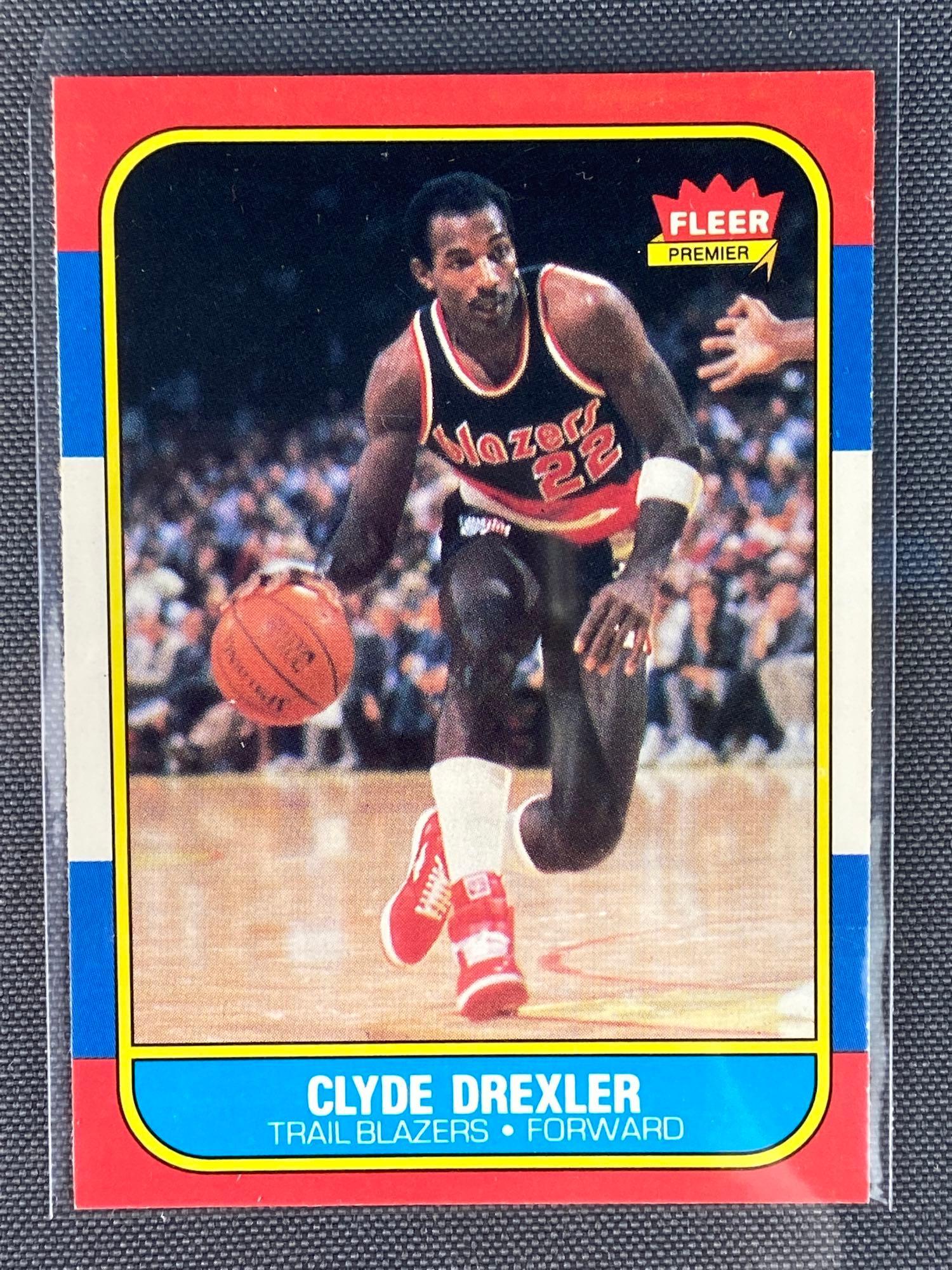 1986 Fleer Clyde Drexler #26 Rookie (1 of 3)