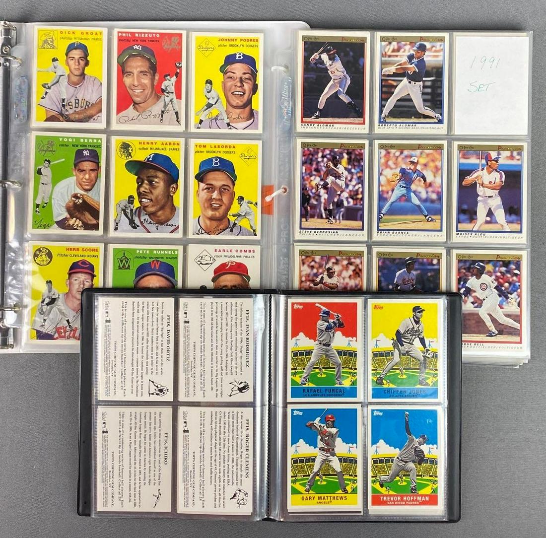 Group of 100+ Baseball Cards: Including 1954 Topps Gold Reprints and more, includes Hank Aaron, Tom Lasorda, Yogi Berra, Phil Rizzuto, and more.